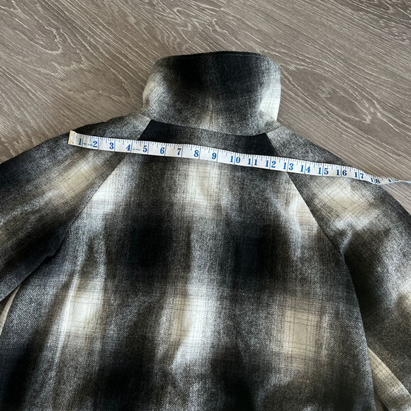 L'Agence Jacket Womens Medium Oversized Plaid Shacket - Picture 8 of 14